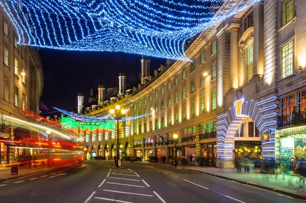 Christmas illuminations at Regent Street, London