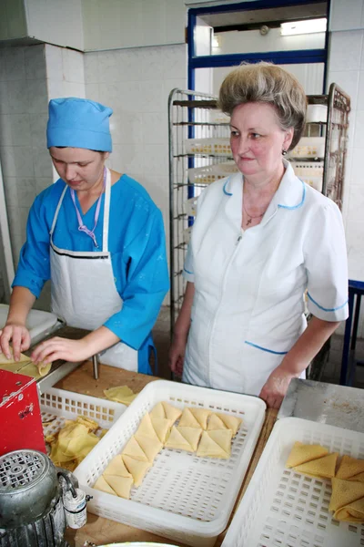 Odessa, Ukraine - July 7, 2007: The factory for the production o