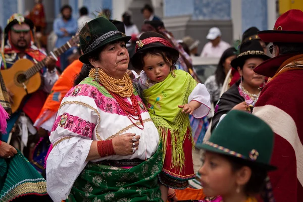 Inti Raymi celebration in Cayambe, Ecuador