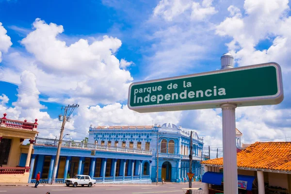 PINAR DEL RIO, CUBA - SEPTEMBER 10, 2015: Downtown of the city, is setting off point for some worlds top tobacco plantations.