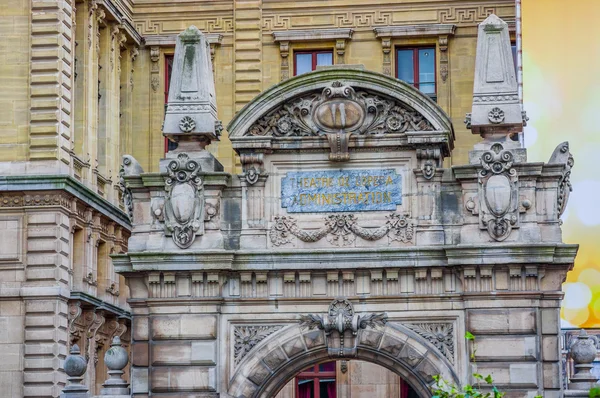 Close up shot of architecture detail, Paris Opera House, France