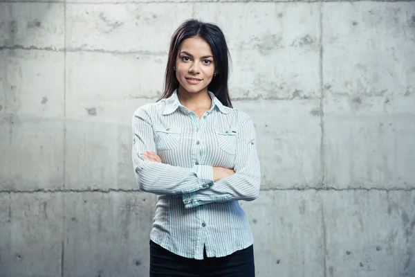 Portrait of a smiling businesswoman