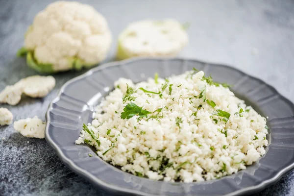 Cauliflower couscous, alternative food