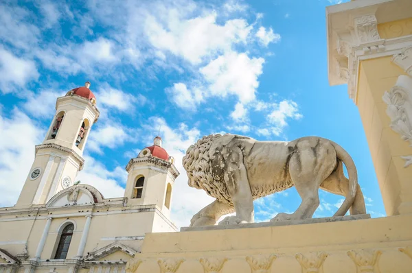 Colonial architecture of  Cienfuego city in Cuba