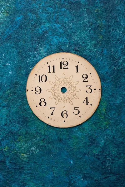 Face old clock, vintage background