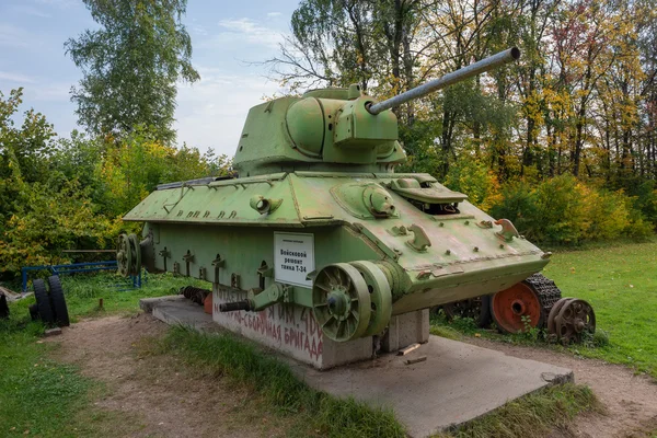 The Soviet tank T-34 of times of the Second World War under reco