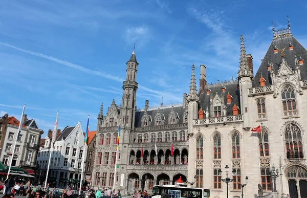 Province Court (The Provinciaal Hof) on the market place of Bruges
