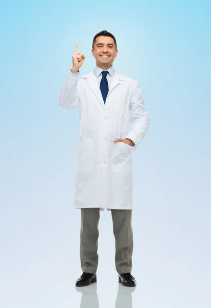 Smiling happy male doctor