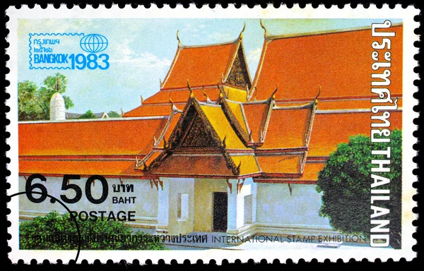 THAILAND - CIRCA 1983 : A stamp printed in Thailand shows image Buddhist temple