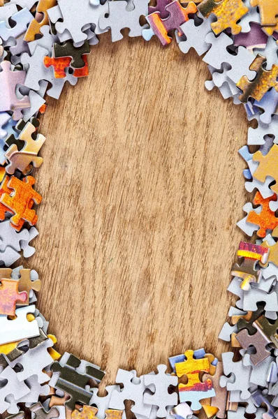 Frame of Jigsaw Puzzle Pieces
