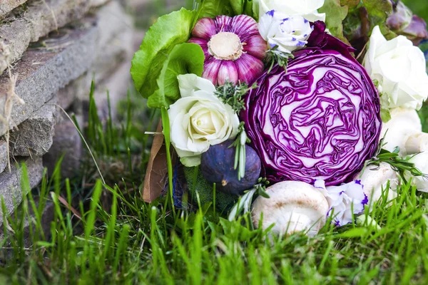 The original unusual edible bouquet of vegetables