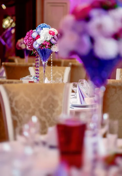 Luxury wedding banquet at restaurant