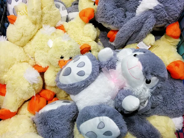 Heap of stuffed toys