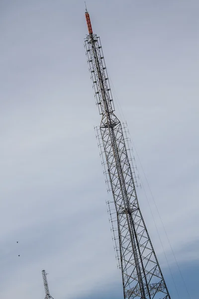 Big Antenna Tower of Broadcasting TV and Radio