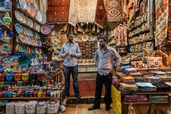 People Shopping in the Grand Bazar in Istanbul, Turkey
