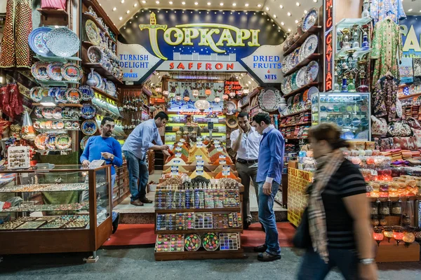 People Shopping in the Grand Bazar in Istanbul, Turkey