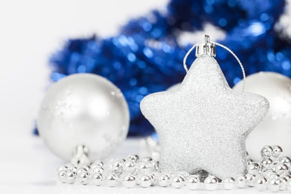 Christmas decorations, balls and star