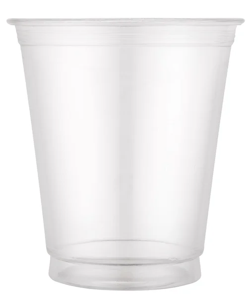 Empty plastic cup. File contains clipping paths.