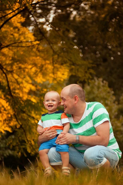 Happy family having fun outdoors on a summer day