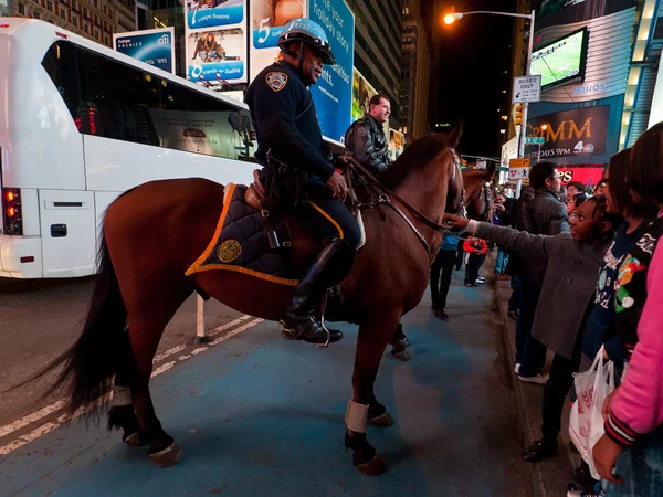 NYPD Mounted Policeman, Midtown Manhattan, New York City