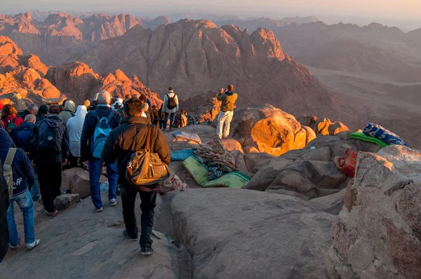 Pilgrims way down from the Holy Mount Sinai, Egypt