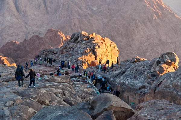 Pilgrims way down from the Holy Mount Sinai, Egypt
