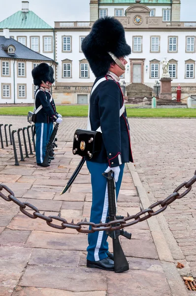 Royal guards in the Fredensborg palace