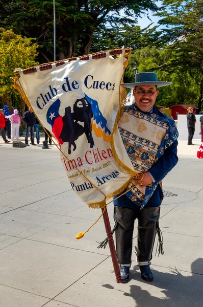 Man In Chilean Clothing