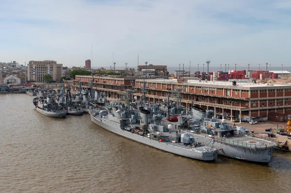Naval ships - Port of Montevideo, Uruguay