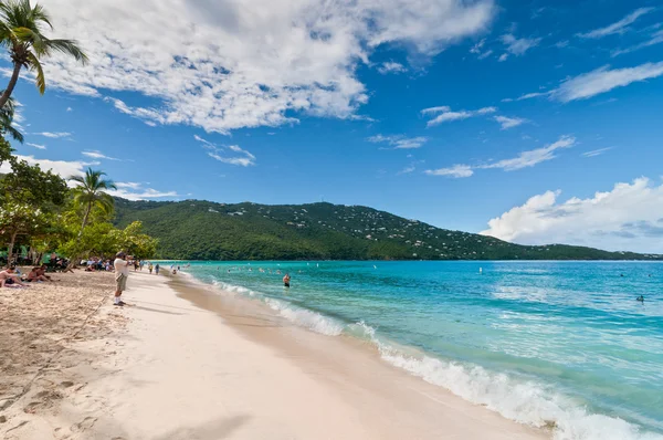 Magens Bay - the world famous beach on St Thomas in the US Virgi