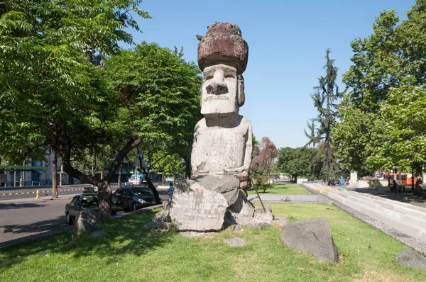 Moai in Santiago de Chile