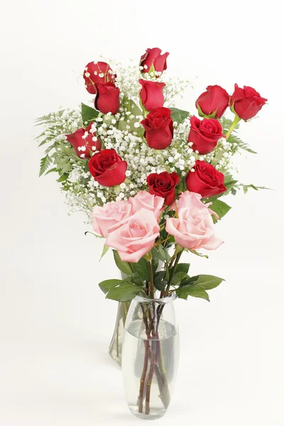 Red and Pink Rose Bouquets