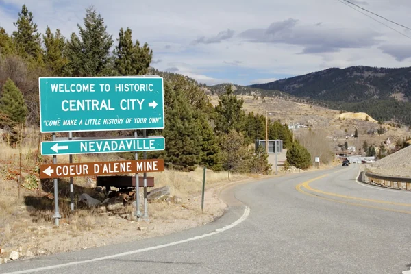 Welcome to Historic Central City Sign