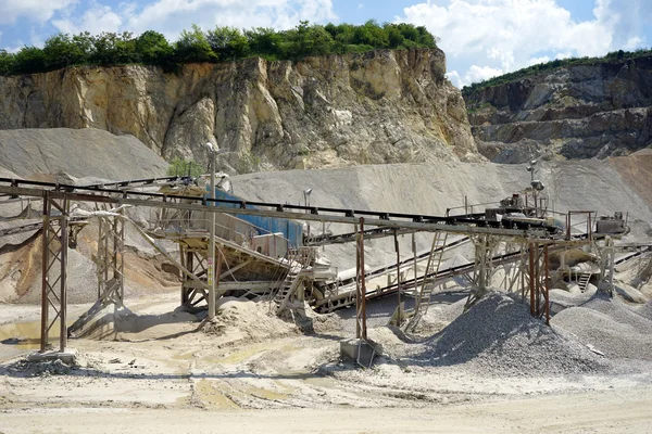 Gravel quarry in Serbia