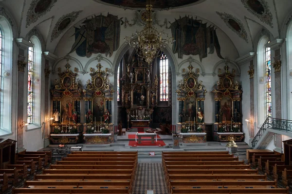 Inside big cathedral