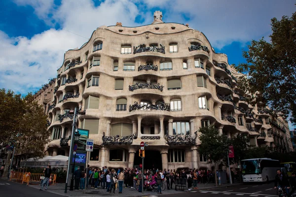 La Pedrera building in Barcelona, Catalonia, Spain