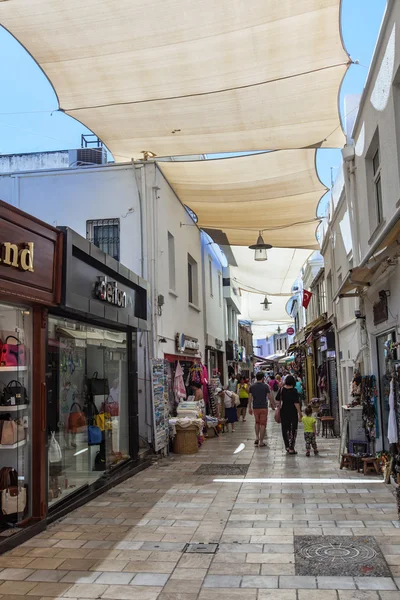 Unidentified people on the street of Bodrum