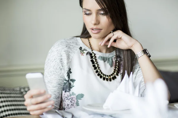 Woman with mobile phone