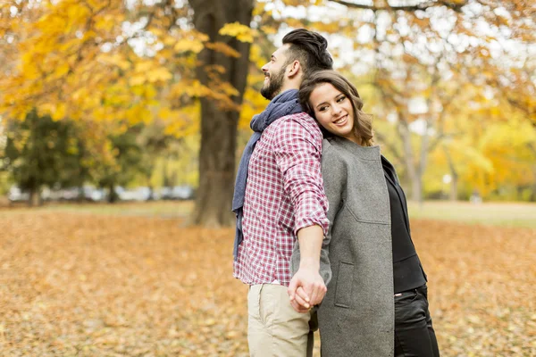 Young couple in the park