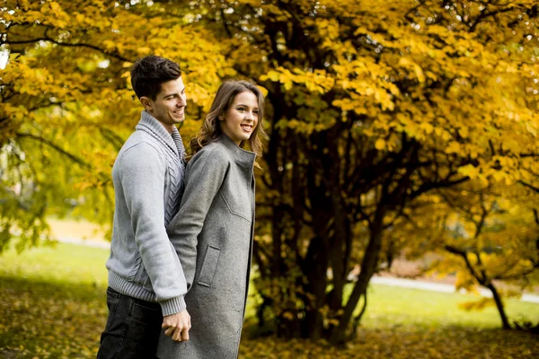 Young couple in the park