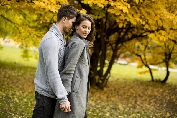 Young couple in the park