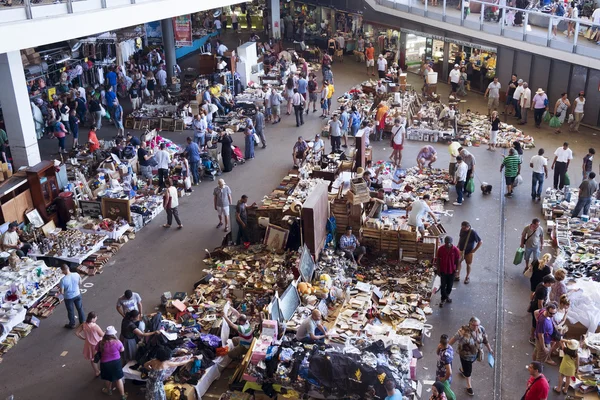 Els Encants flea market in Barcelona, Spain