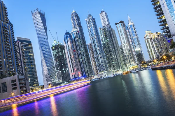 Dubai Marina by night