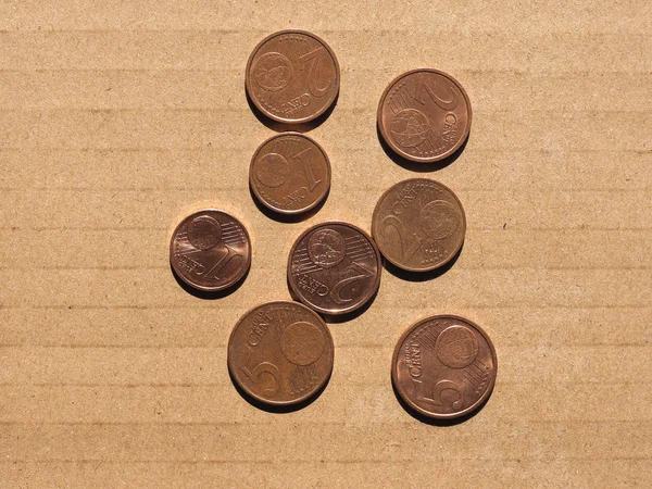 Euro cent coins