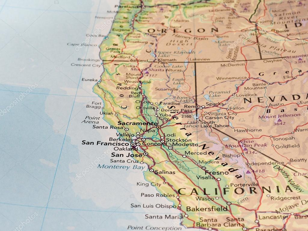 San Francisco Karta | Karta