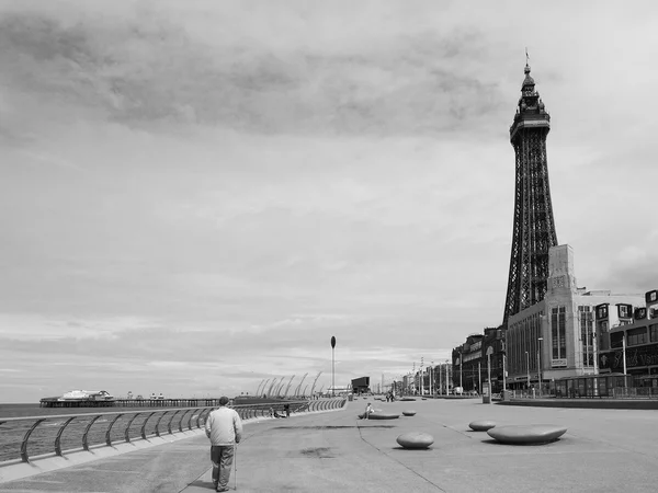 Blackpool Tower on Pleasure Beach in Blackpool