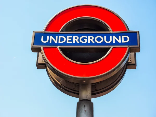 London Tube sign (HDR)