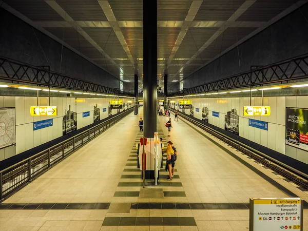 Hauptbahnhof subway station (HDR)