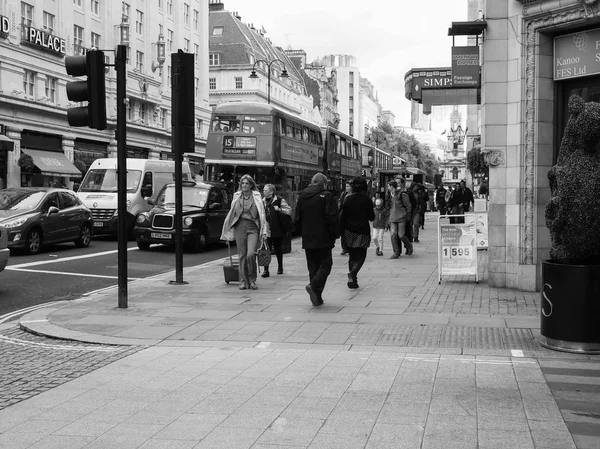 Black and white The Strand, London