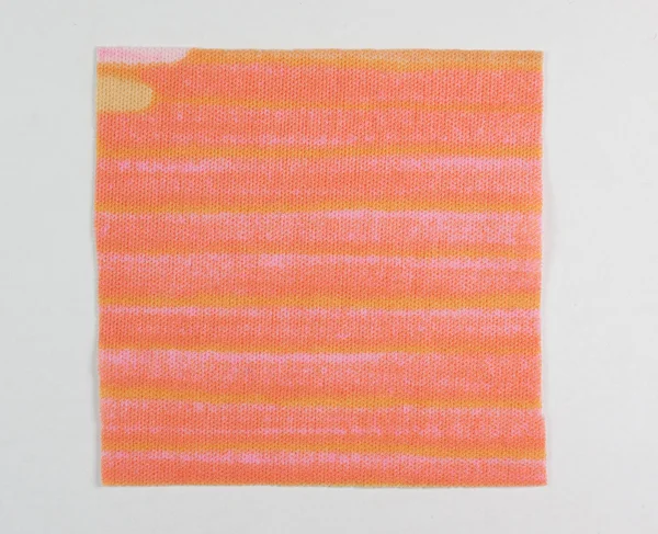 Orange fabric sample